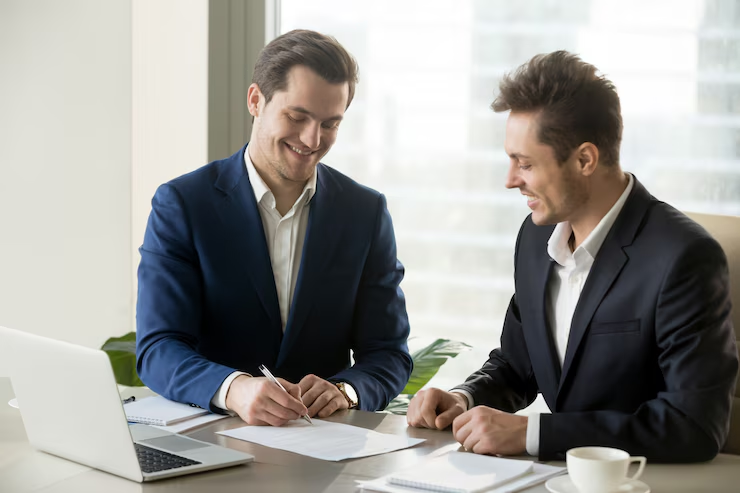 Authentifier team guiding a client through the academic document attestation process