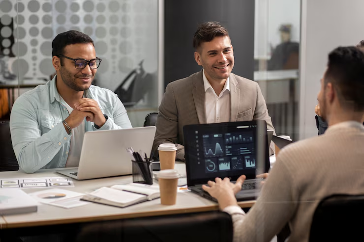 Smiling investor happy with DIFC trade license after successful company registration